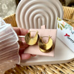 waterproof gold hoop earrings stainless steel