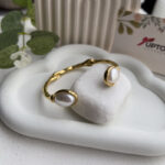 Sculpted-Pearl-Bangle-Gold-Cuff-Bracelet-Uptown-Accessories